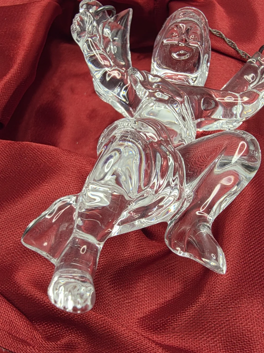 Waterford Crystal 2004 Annual Angel Christmas Ornament #128569 With Box